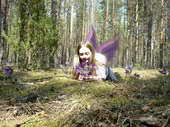 Fairy & snowdrops